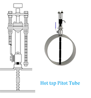 Hot Tap Pitot Tube